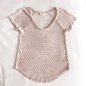 AG Scoop Neck Short Sleeve Tee